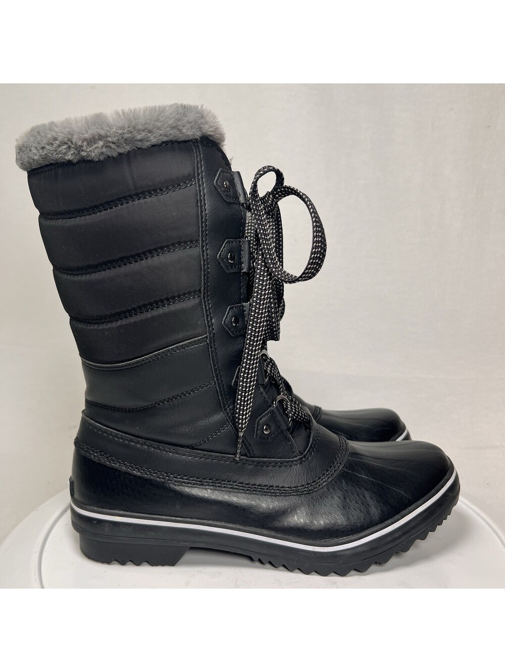 JBU by Jambu Women's Siberia Water Resistant Snow Boot Black Size 9 M